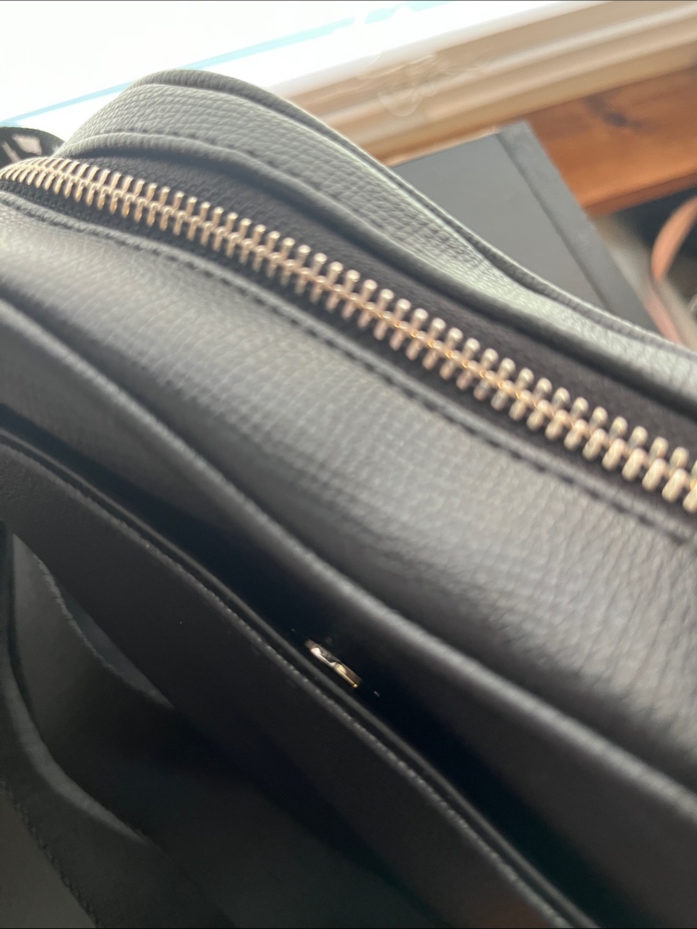 Karl Lagerfeld Black Heart Crossbody with Crystal Stud Motif - Picture 6 of 8